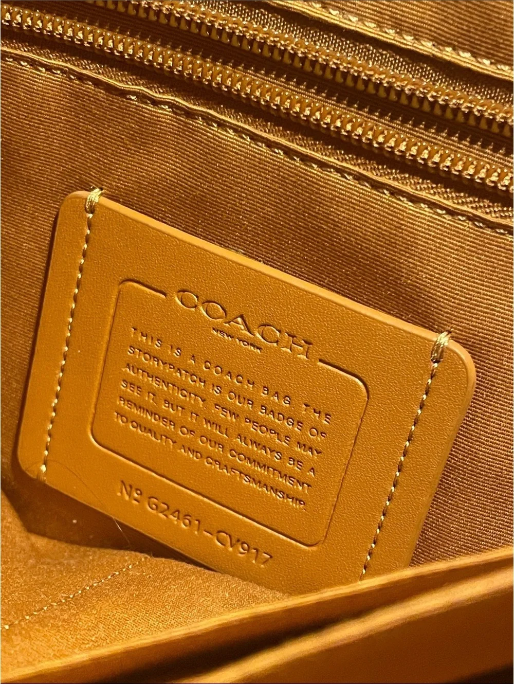 Coach Brown Signature Canvas Laptop Bag with Black Trim